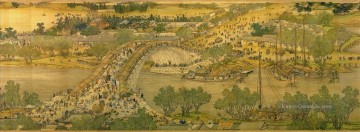  chinesisch - Zhang Zeduan Qingming Riverside Seene Teil 5 traditionellen chinesischen